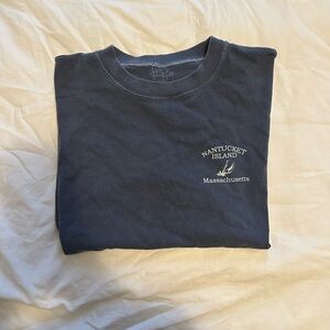 Navy Blue Nantucket Island T-Shirt from Brandy Melville